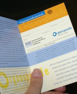 organspendeausweis